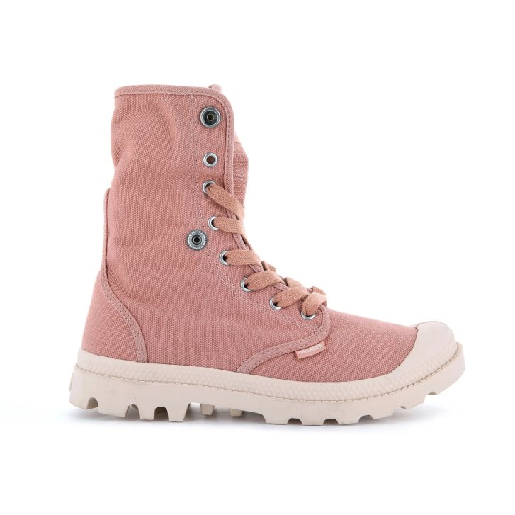 Palladium Baggy Women's Boots Rose | UK M025-QEJ